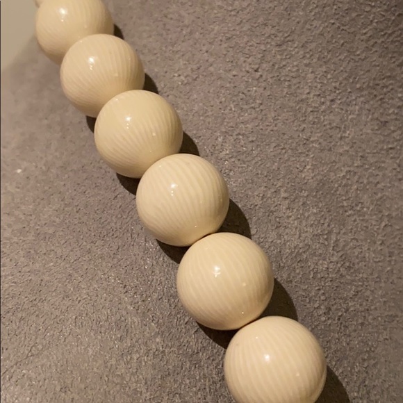 Napier Graduating White Beaded Necklace - Picture 5 of 11